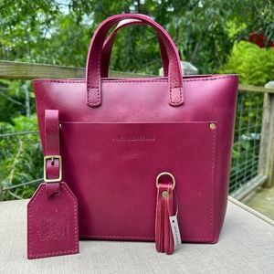 Boysenberry Bundle - Portland Leather Goods Mini Zip Crossbody